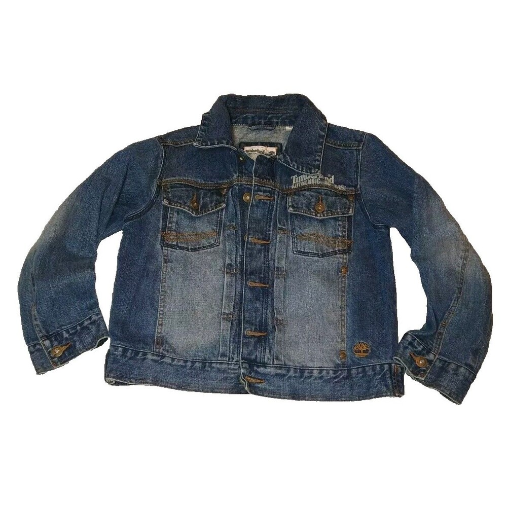 Timberland Kids Denim Jean Jackets Size Small (8-10)